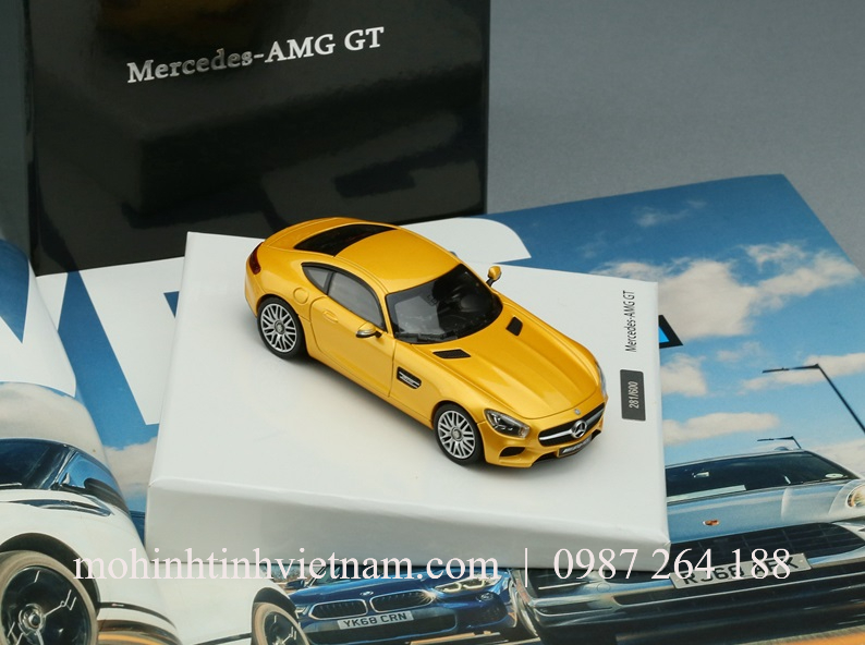 MÔ HÌNH Ô TÔ MERCEDES-BENZ AMG GTS (VÀNG) 1:43 NOREV