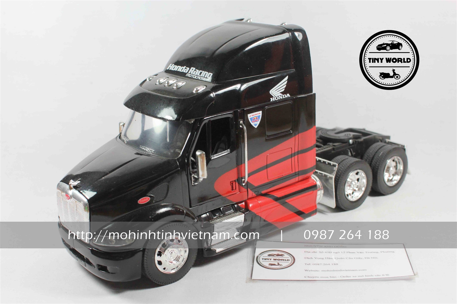 MÔ HÌNH ĐẦU KÉO KENWORTH (ĐEN) 1:32 NEWRAY