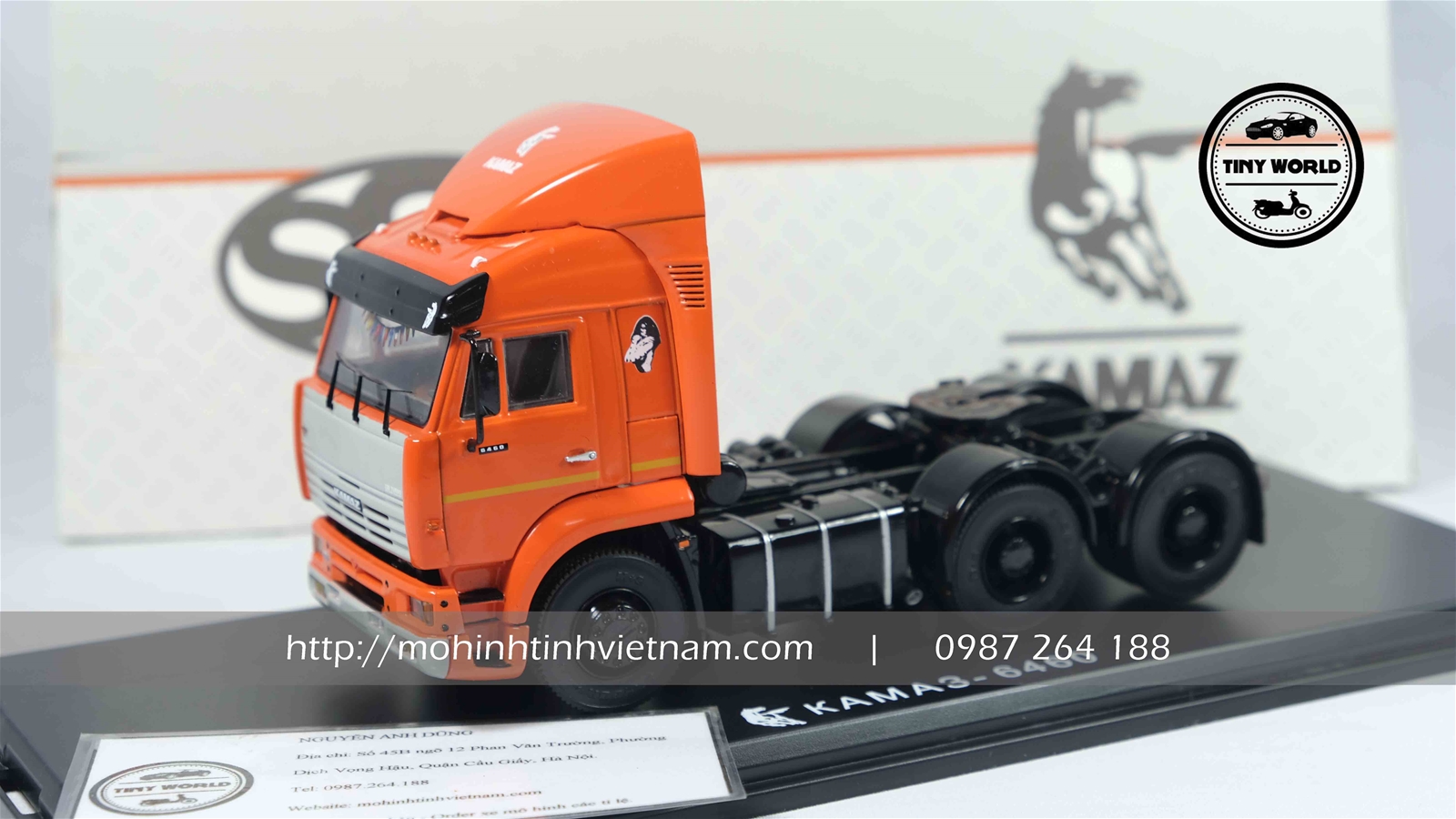 MÔ HÌNH ĐẦU KÉO KAMAZ 6460 (CAM) 1:43 SSM