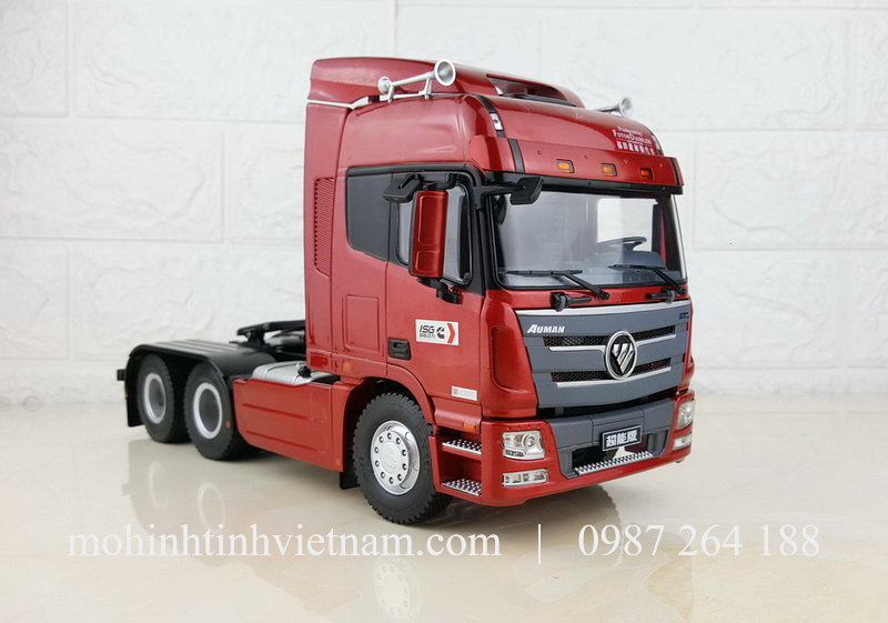 MÔ HÌNH ĐẦU KÉO FOTON AUMAN GTL (ĐỎ) 1:24 DEALER