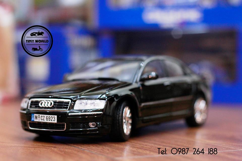 MÔ HÌNH Ô TÔ AUDI A8 (ĐEN) 1:18 MOTORMAX