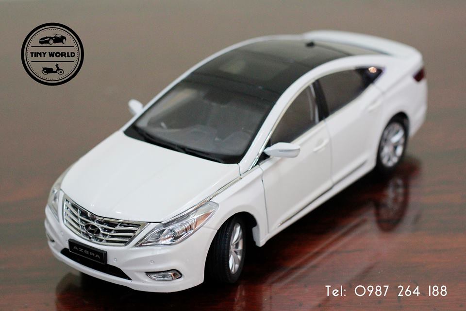 MÔ HÌNH Ô TÔ HYUNDAI AZERA (TRẮNG) 1:18 PAUDI