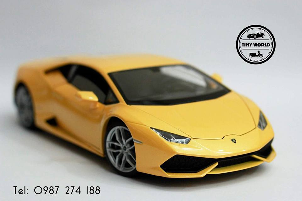 MÔ HÌNH Ô TÔ LAMBORGHINI HURACAN LP610-4 (VÀNG) 1:18 WELLY