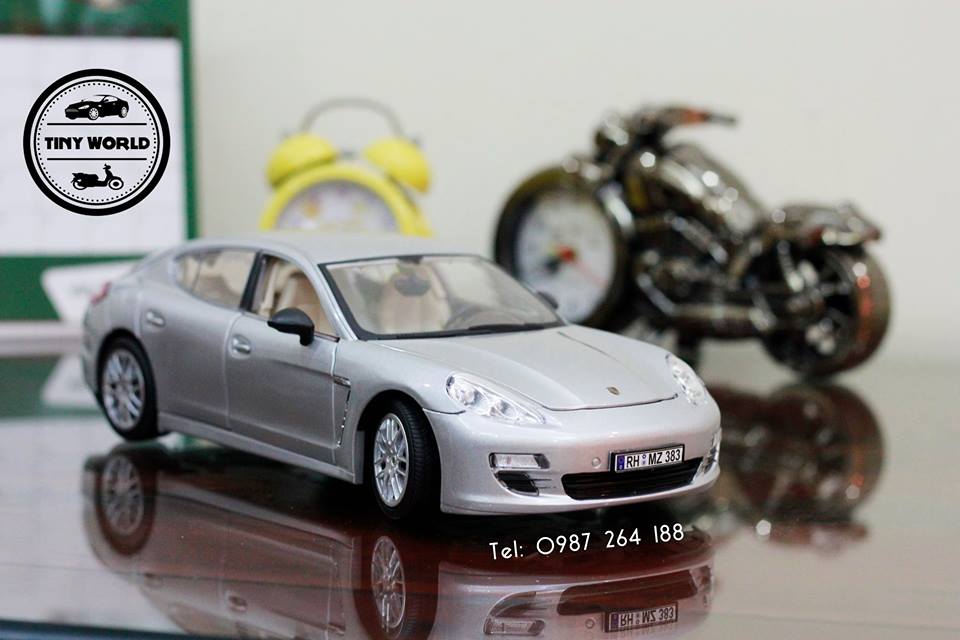 MÔ HÌNH Ô TÔ PORSCHE PANAMERA S (BẠC) 1:18 MZ