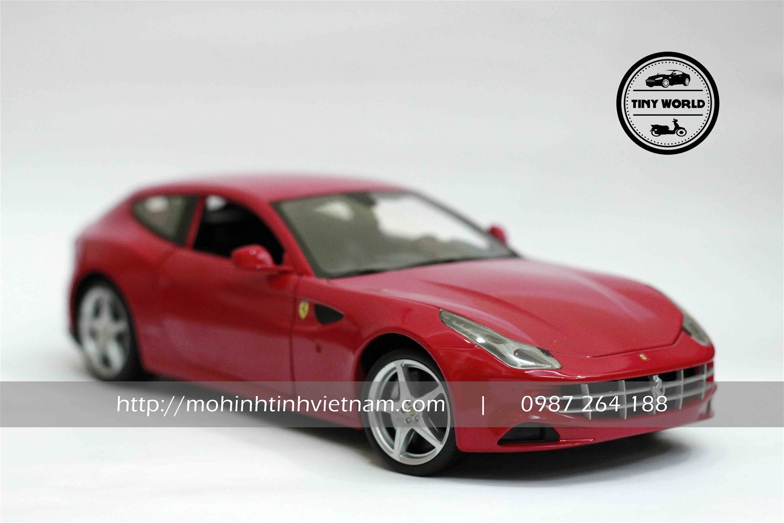 MÔ HÌNH Ô TÔ FERRARI FF (ĐỎ) 1:18 HOTWHEELS