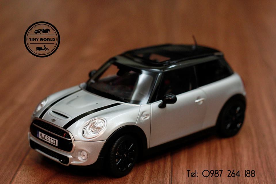 MÔ HÌNH Ô TÔ MINI COOPER S 2015 (BẠC) 1:18 NOREV