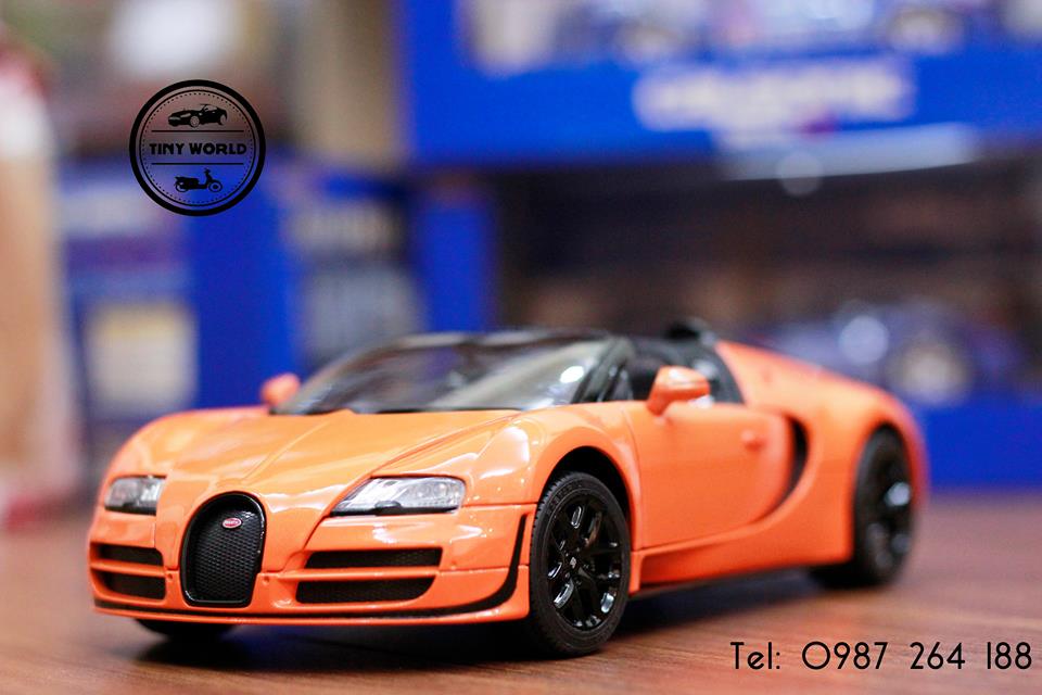 MÔ HÌNH Ô TÔ BUGATTI VEYRON (CAM) 1:18 RASTAR