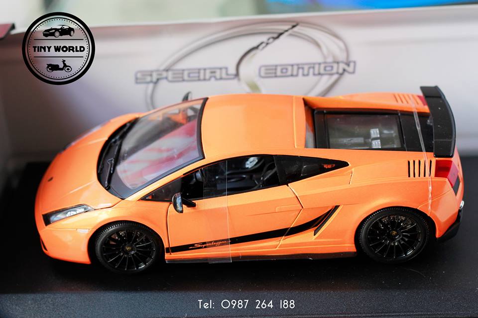 MÔ HÌNH Ô TÔ LAMBORGHINI GALLARDO SUPERLEGGERA (CAM) 1:18 MAISTO