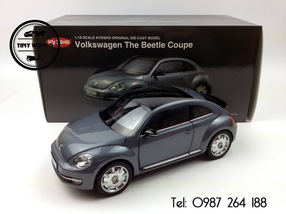 MÔ HÌNH Ô TÔ VOLKSWAGEN THE BEETLE COUPE (GHI) 1:18 KYOSHO