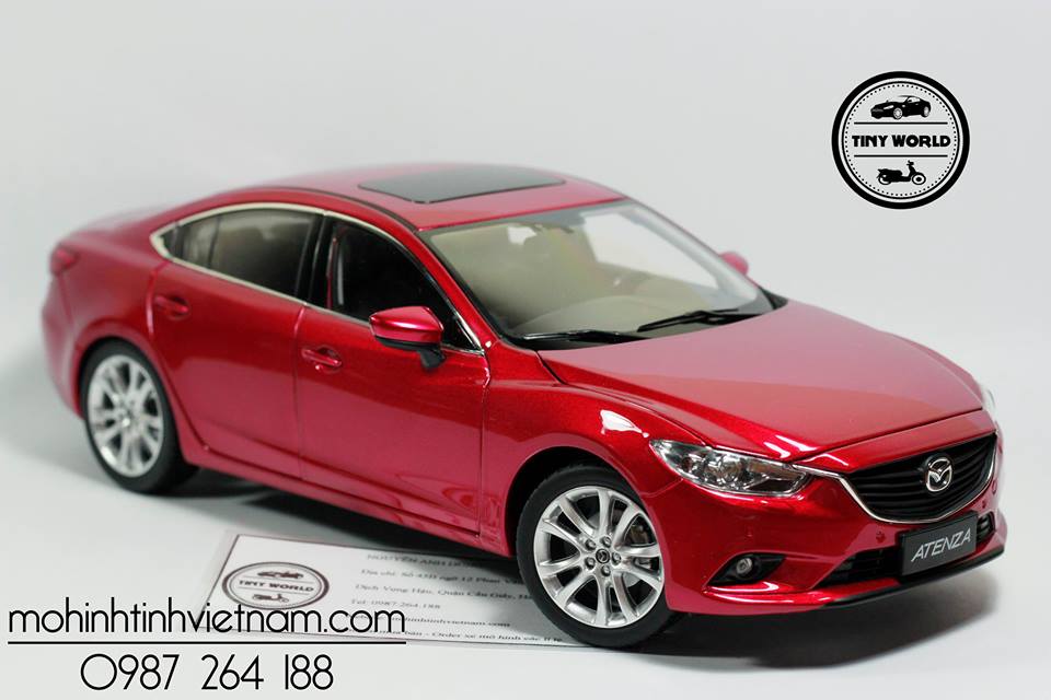 MÔ HÌNH Ô TÔ MAZDA 6 ATENZA (ĐỎ) 1:18 PAUDI