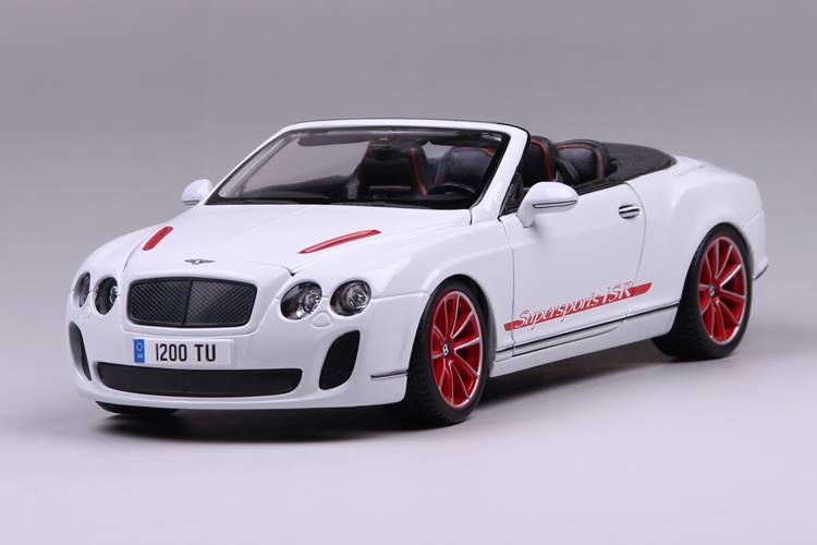 MÔ HÌNH Ô TÔ BENTLEY CONTINENTAL SUPERSPORTS (TRẮNG) 1:18 BBURAGO