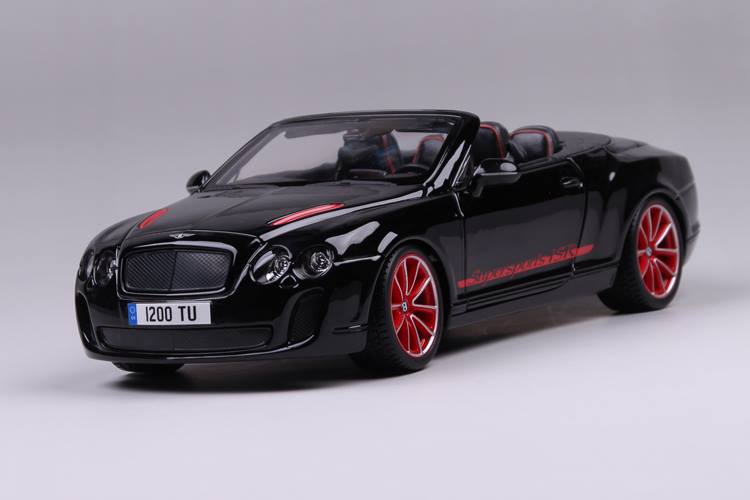 MÔ HÌNH Ô TÔ BENTLEY CONTINENTAL SUPERSPORTS (ĐEN) 1:18 BBURAGO
