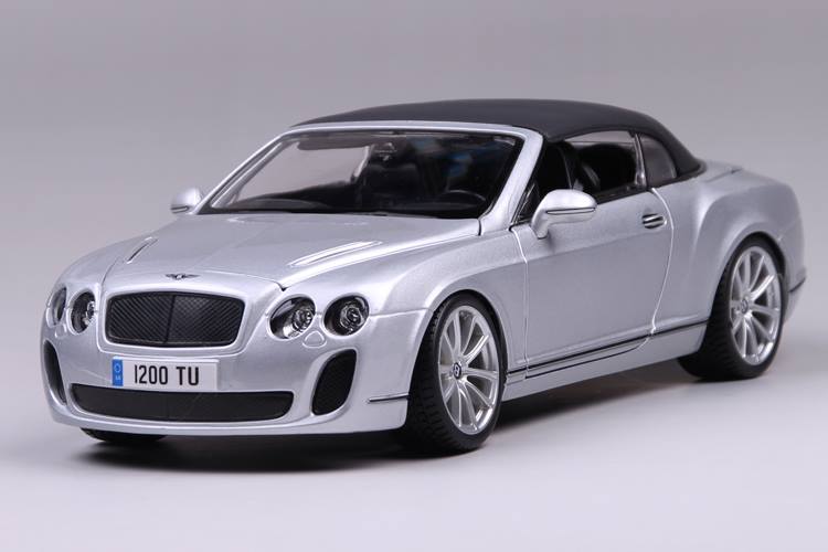 MÔ HÌNH Ô TÔ BENTLEY CONTINENTAL SUPERSPORTS (BẠC) 1:18 BBURAGO