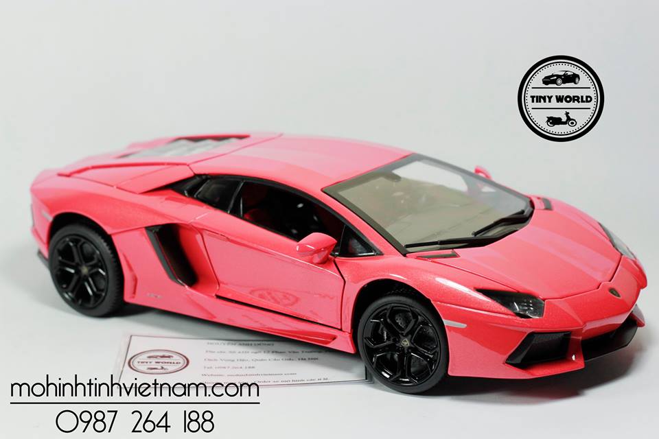 MÔ HÌNH Ô TÔ LAMBORGHINI AVENTADOR LP700-4 (CAM) 1:18 RASTAR