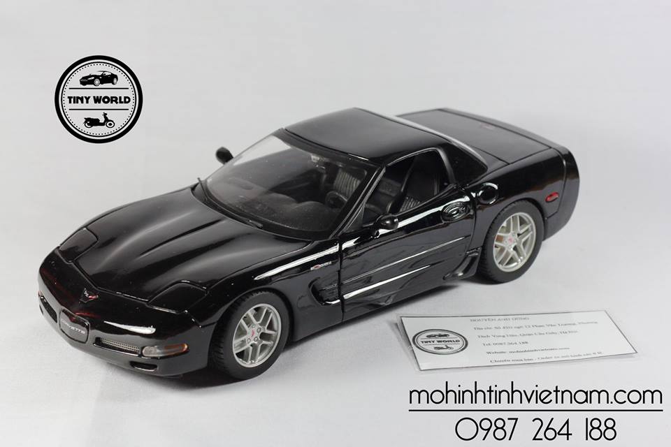 MÔ HÌNH Ô TÔ CHEVROLET CORVETTE Z06 (ĐEN) 1:18 MAISTO