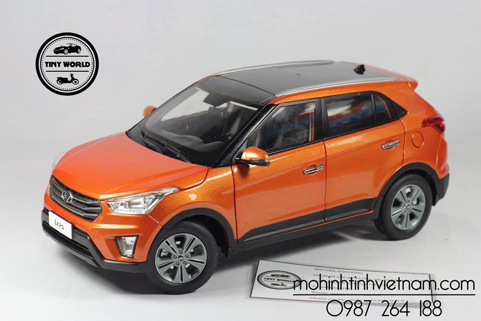 MÔ HÌNH Ô TÔ HYUNDAI IX25 (CAM) 1:18 DEALER