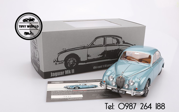 MÔ HÌNH Ô TÔ JAGUAR MK2 1962 (XANH) 1: 18 PARAGON