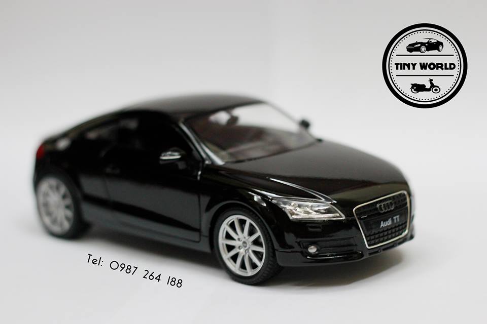 MÔ HÌNH Ô TÔ AUDI TT (ĐEN) 1:24 WELLY