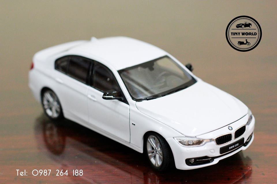 MÔ HÌNH Ô TÔ BMW 335i (TRẮNG) 1:24 WELLY