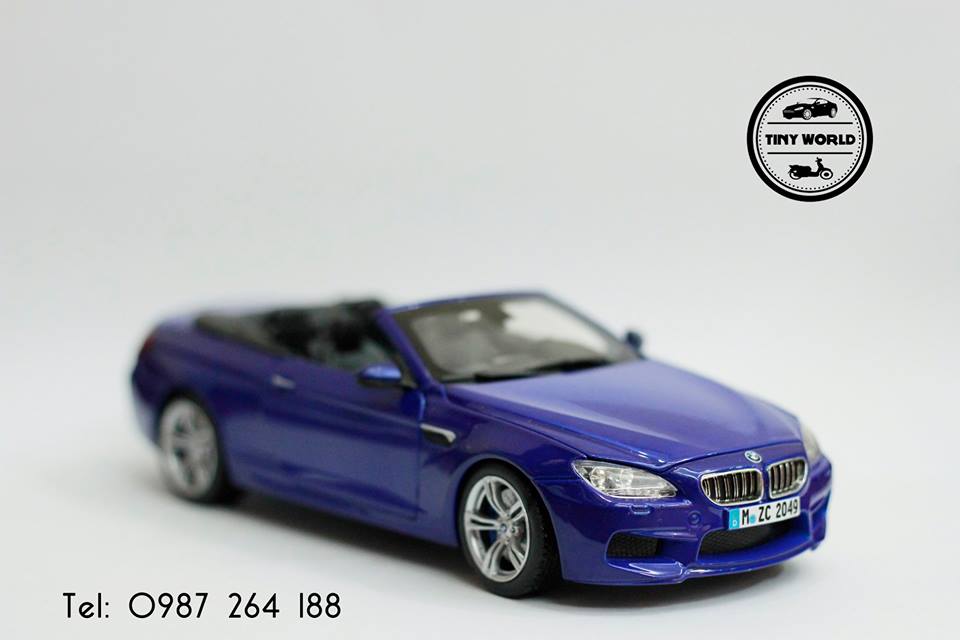 MÔ HÌNH Ô TÔ BMW M6 MUI TRẦN (XANH) 1:24 JOYCITY
