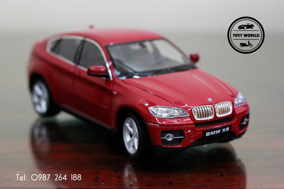 MÔ HÌNH Ô TÔ BMW X6 (ĐỎ) 1:24 WELLY