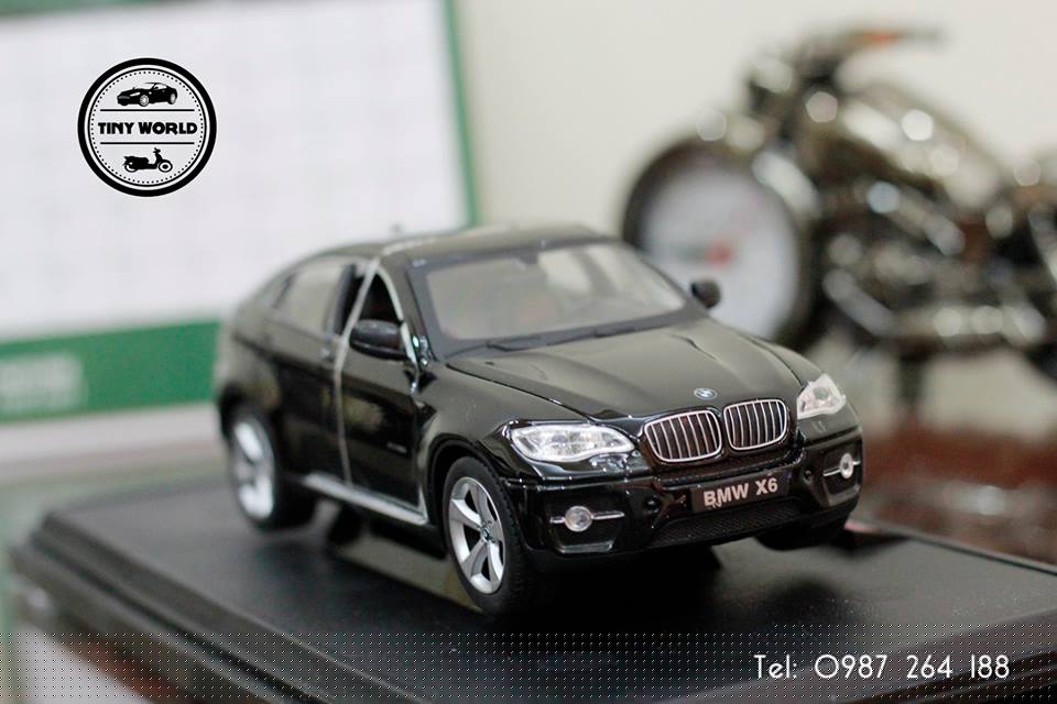 MÔ HÌNH Ô TÔ BMW X6 (ĐEN) 1:24 MZ