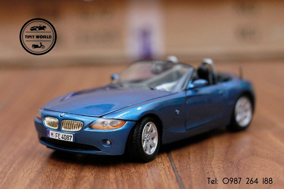 MÔ HÌNH Ô TÔ BMW Z4 MUI TRẦN (XANH) 1:24 MOTORMAX