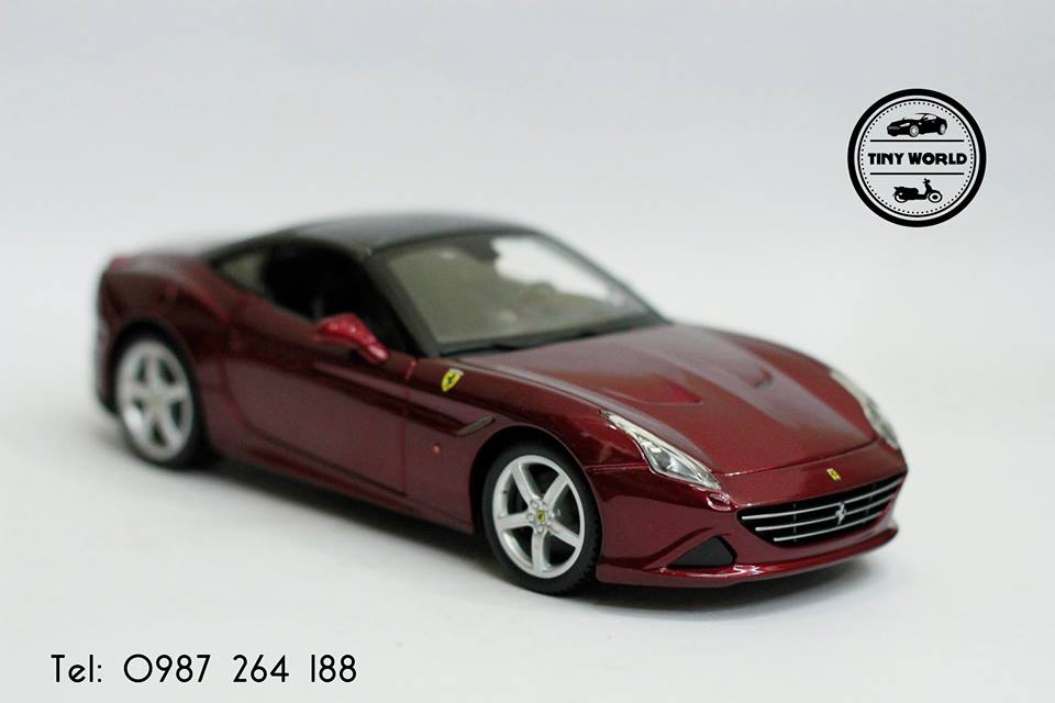 MÔ HÌNH Ô TÔ FERRARI CALIFORNIA T (ĐỎ) 1:24 BBURAGO