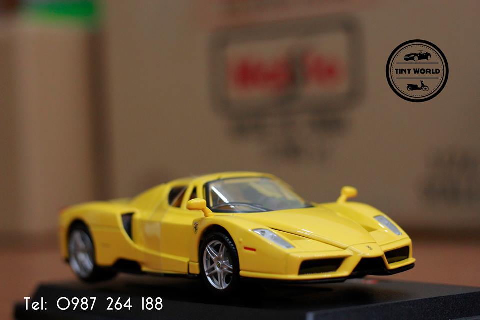 MÔ HÌNH Ô TÔ FERRARI ENZO (VÀNG) 1:24 BBURAGO