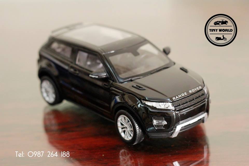 MÔ HÌNH Ô TÔ LAND ROVER EVOQUE (ĐEN) 1:24 DEALER