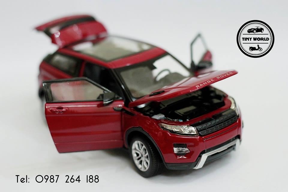 MÔ HÌNH Ô TÔ LAND ROVER EVOQUE (ĐỎ) 1:24 DEALER