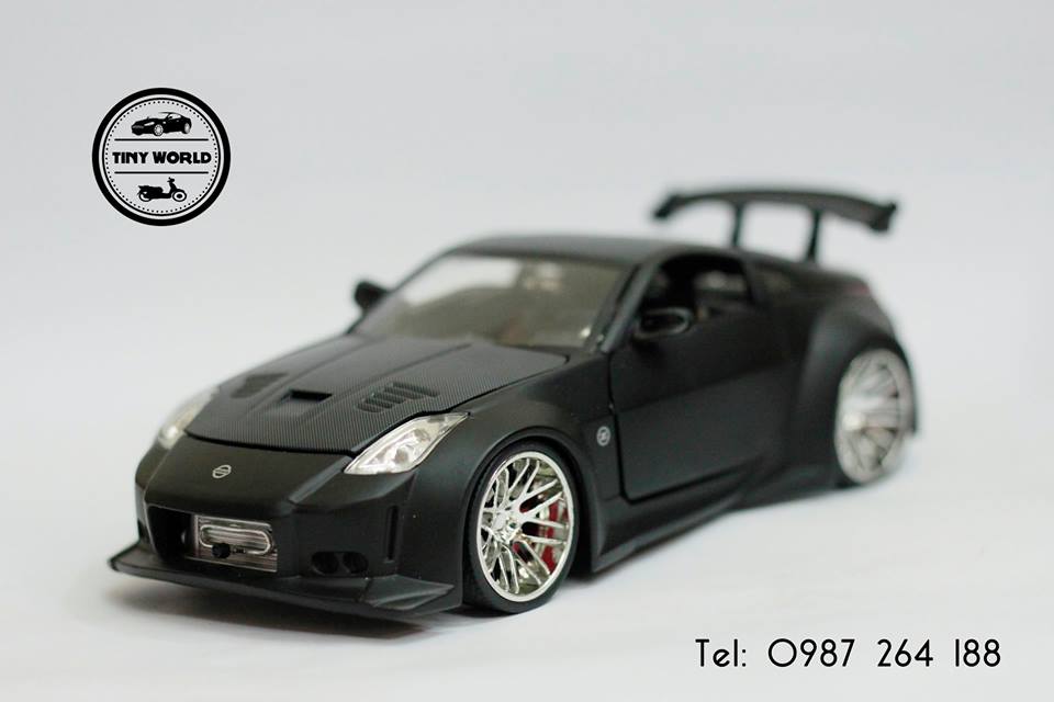 MÔ HÌNH Ô TÔ NISSAN 350Z (ĐEN) 1:24 JADA