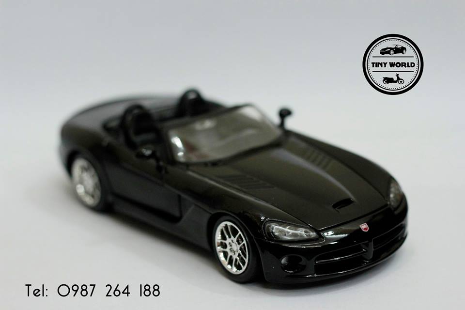 MÔ HÌNH Ô TÔ DODGE VIPER SRT-10 (ĐEN) 1:24 MAISTO