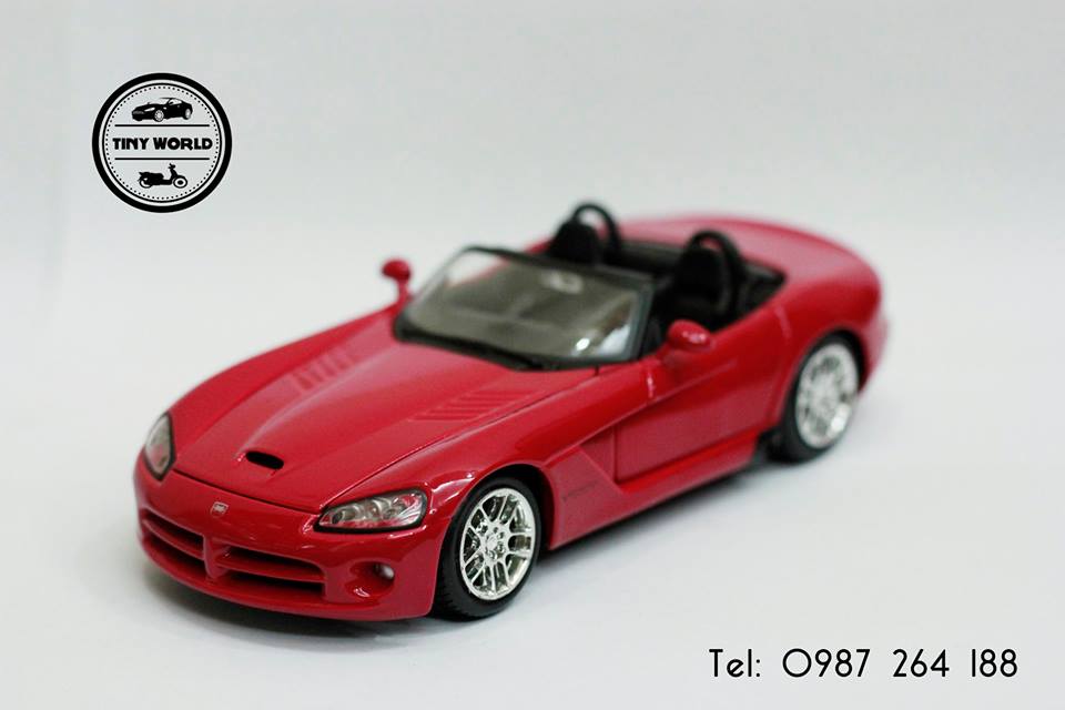 MÔ HÌNH Ô TÔ DODGE VIPER SRT-10 (ĐỎ) 1:24 MAISTO
