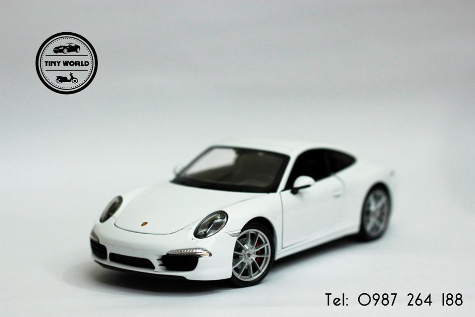 MÔ HÌNH Ô TÔ PORSCHE 911 CARRERA S (TRẮNG) 1:24 WELLY