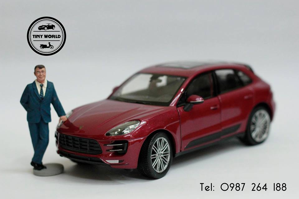 MÔ HÌNH Ô TÔ PORSCHE MACAN TURBO (ĐỎ) 1:24 WELLY