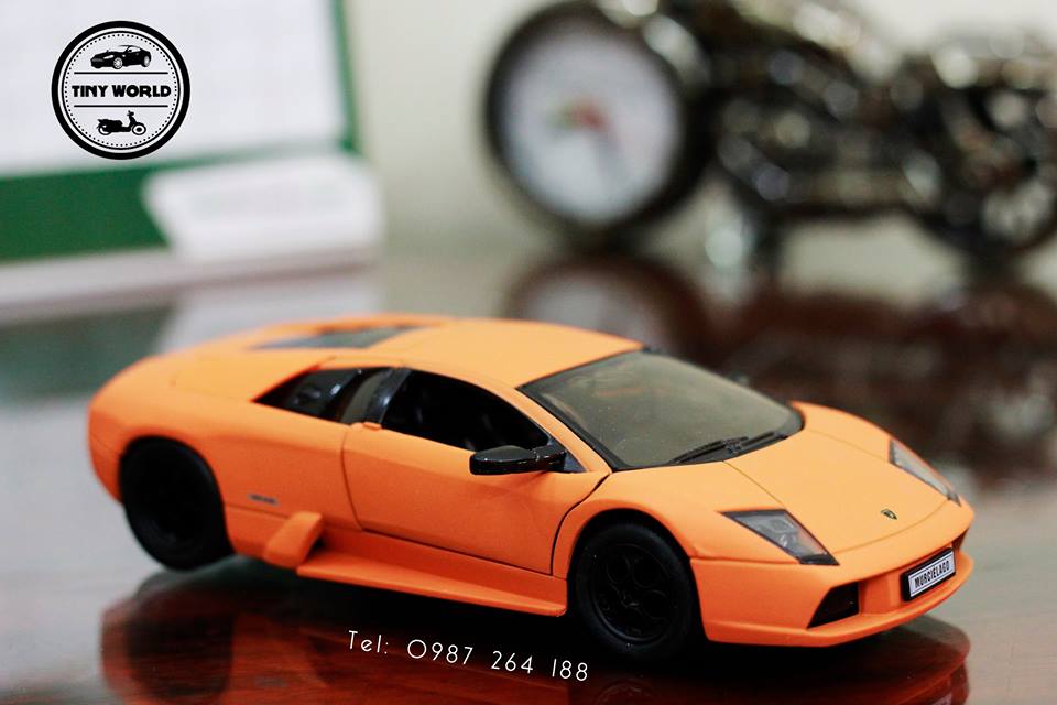 MÔ HÌNH Ô TÔ LAMBORGHINI MURCIELAGO (CAM SẦN) 1:24 WELLY