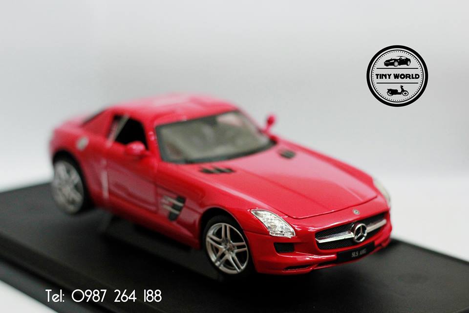MÔ HÌNH Ô TÔ MERCEDES-BENZ SLS AMG (ĐỎ) 1:24 MZ