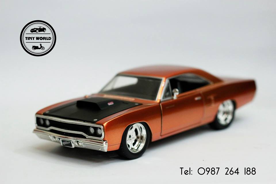 MÔ HÌNH Ô TÔ PLYMOUTH ROAD RUNNER DOM'S (CAM) 1:24 JADA