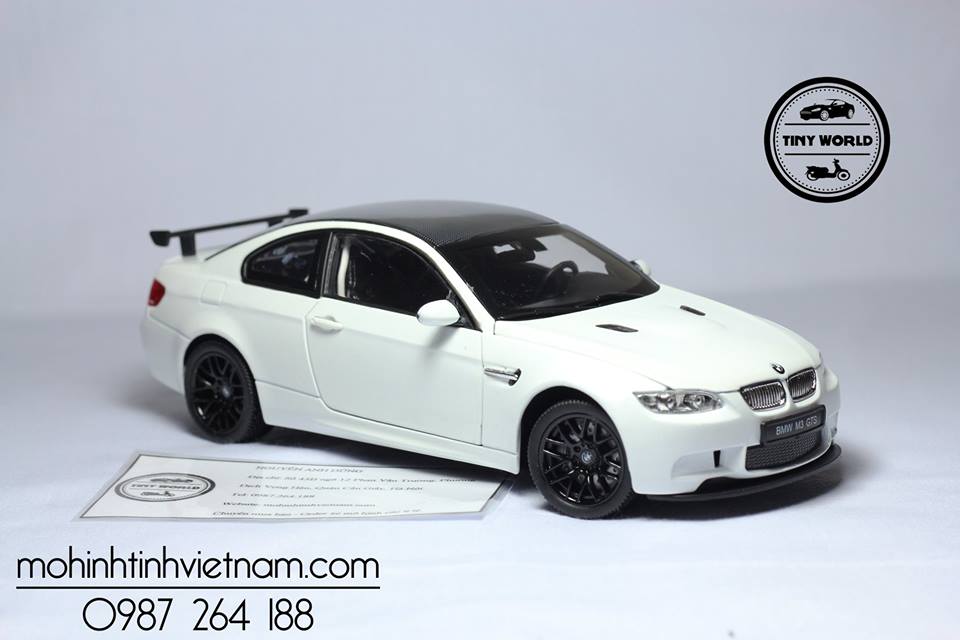 MÔ HÌNH Ô TÔ BMW M3 GTS (TRẮNG) 1:24 KAIDIWEI