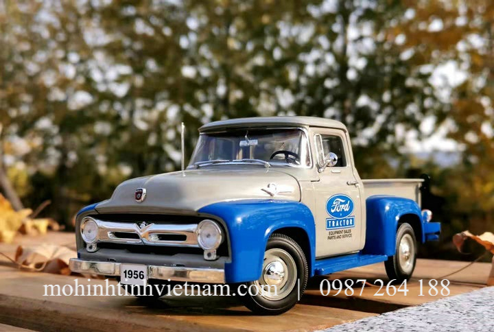 MÔ HÌNH Ô TÔ FORD TRACTOR 1956 (XANH) 1:25 FIRST GEAR
