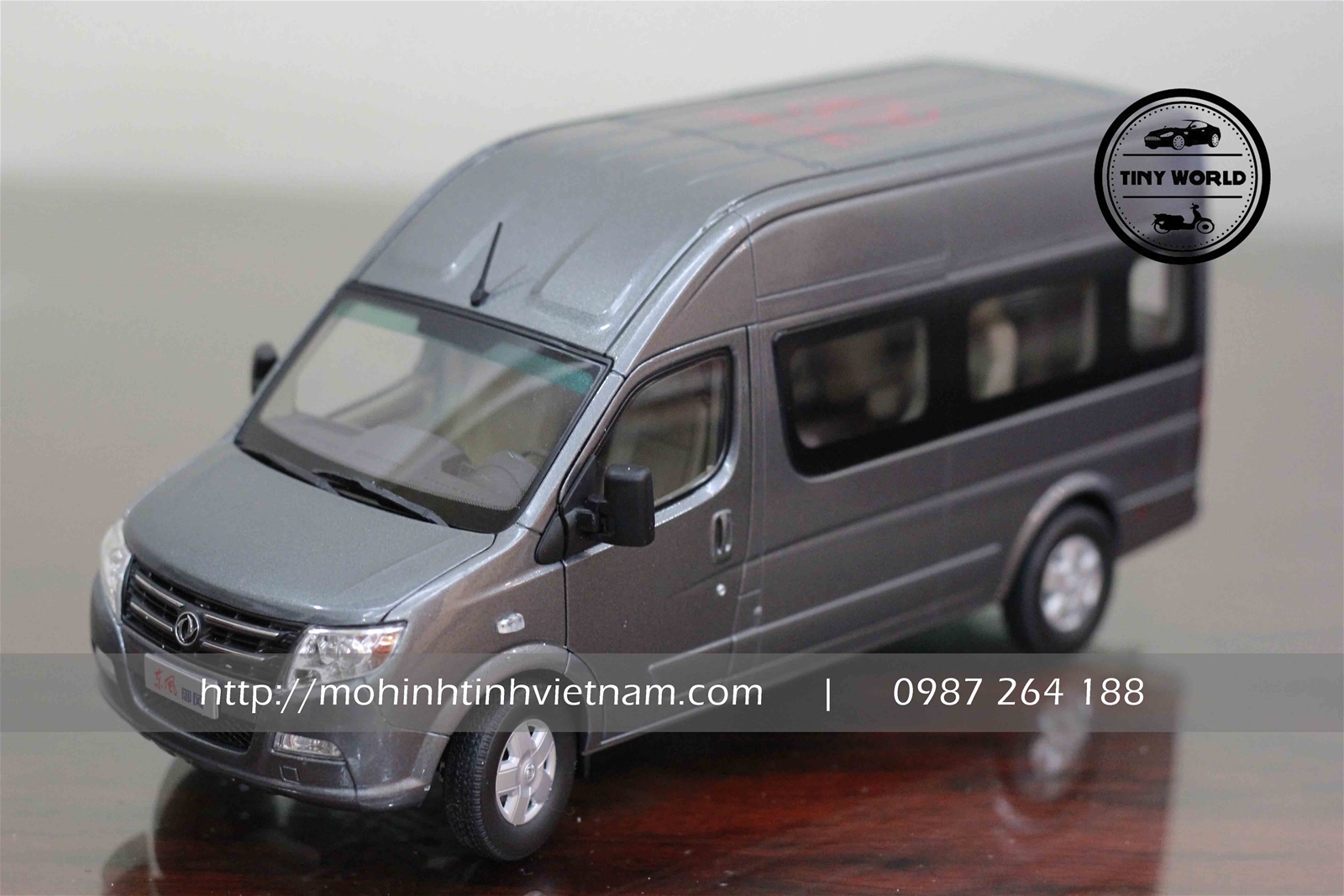 MÔ HÌNH Ô TÔ DONGFENG DFAC YUFENG (XÁM) 1:24 DEALER