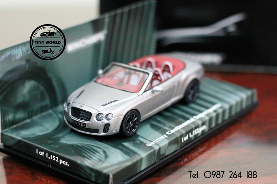 MÔ HÌNH Ô TÔ BENTLEY CONTINENTAL SUPERSPORTS 2011 (XÁM) 1:43 MINICHAMPS