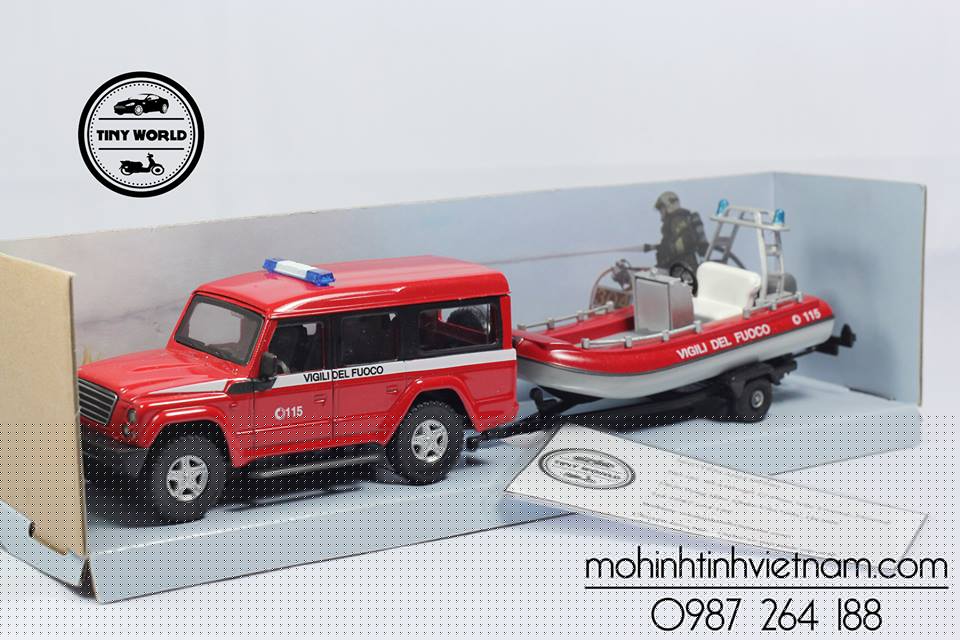 MÔ HÌNH Ô TÔ IVECO JEEP (ĐỎ) 1:43 MONDO
