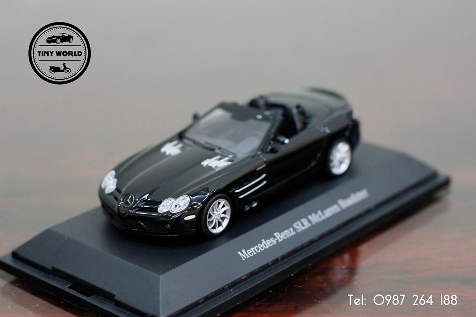 MÔ HÌNH Ô TÔ SLR MCLAREN ROADSTER (ĐEN) 1:43 MINICHAMPS