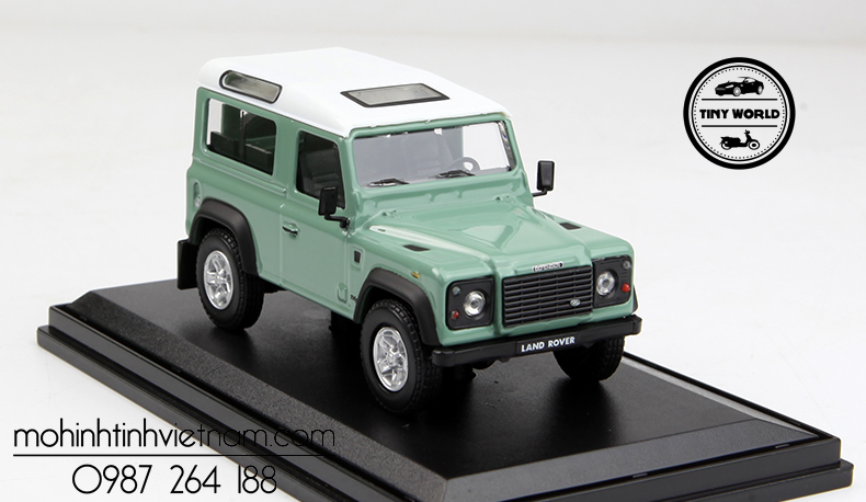 MÔ HÌNH Ô TÔ LAND ROVER DEFENDER (XANH) 1:43 CONWAY