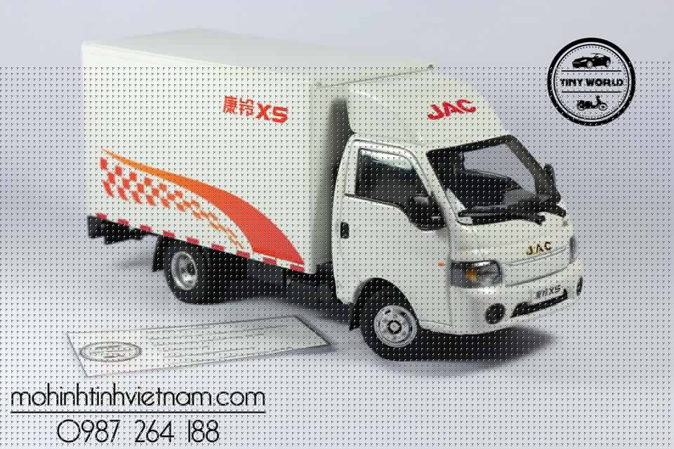 MÔ HÌNH XE TẢI JAC (TRẮNG) 1:24 DEALER