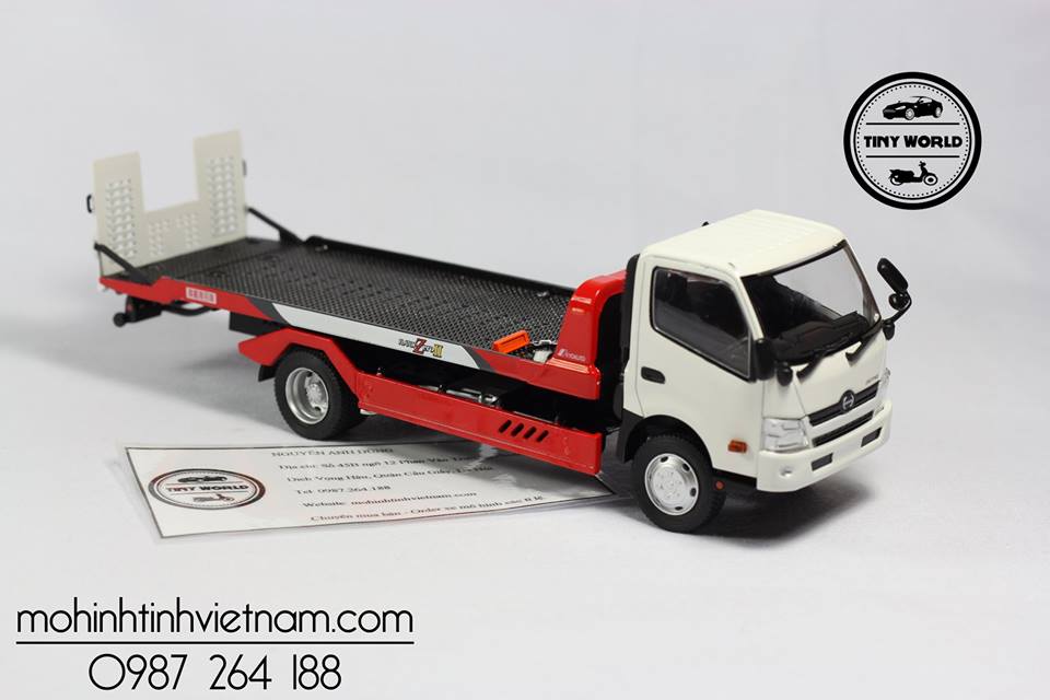 MÔ HÌNH XE TẢI HINO DUTRO FLATOP ZERO II (TRẮNG) 1:43 KYOSHO