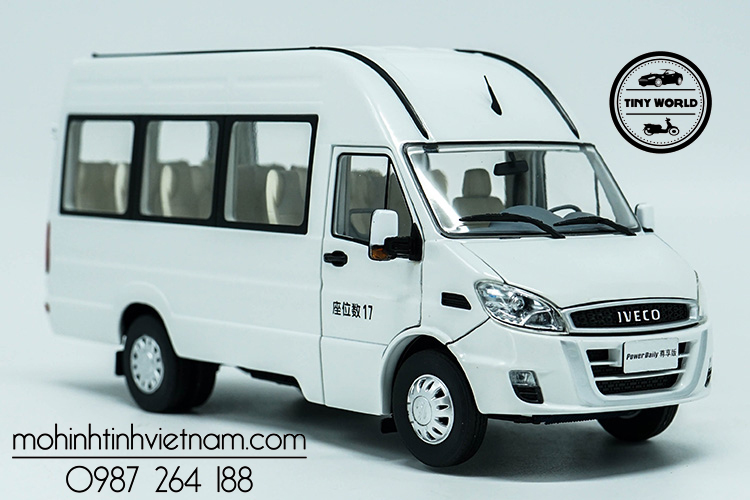 MÔ HÌNH Ô TÔ IVECO PREMIUM EDITION (TRẮNG) 1:24 DEALER