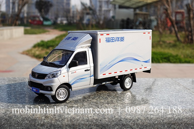 MÔ HÌNH XE TẢI FOTON XIANGLING V1 (BẠC) 1:18 DEALER